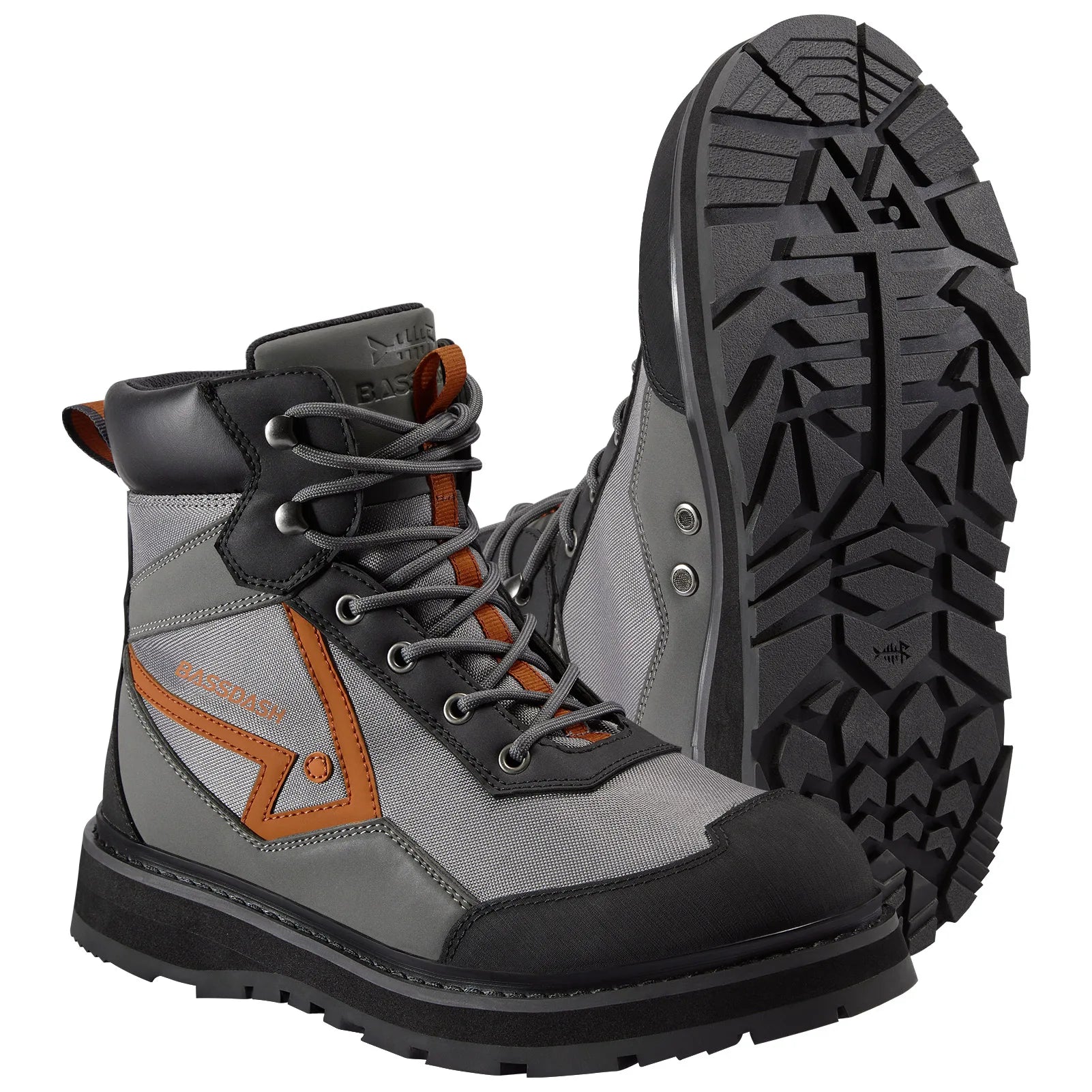 Botas de vadeo BASSDASH Flex para hombre, ligeras, con suela de goma antideslizante, para pesca con mosca