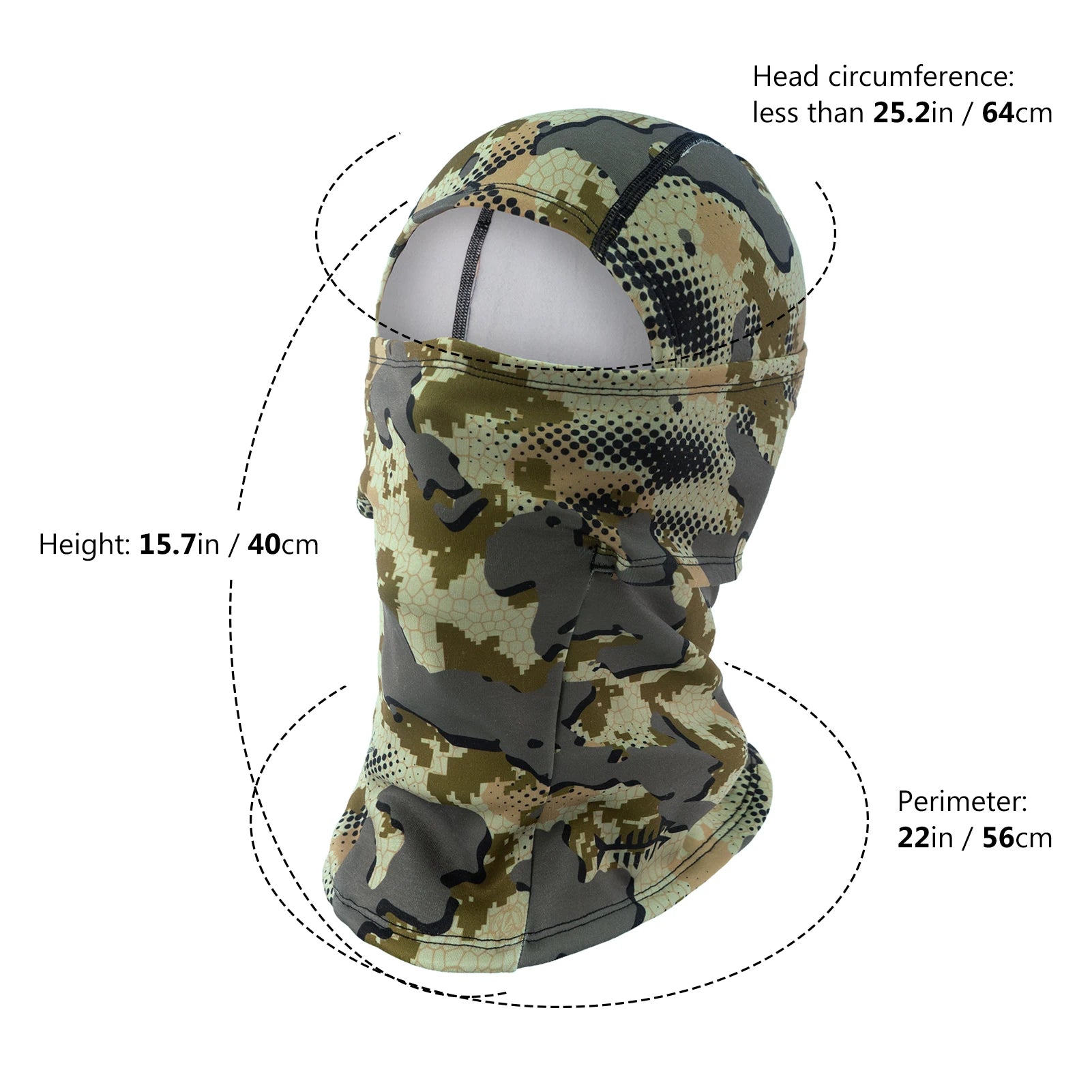 Bassdash - Máscara con capucha ninja para hombre y mujer, forro polar resistente al viento para el cuello, ideal para clima frío, pesca, caza, ciclismo, motociclismo, pasamontañas