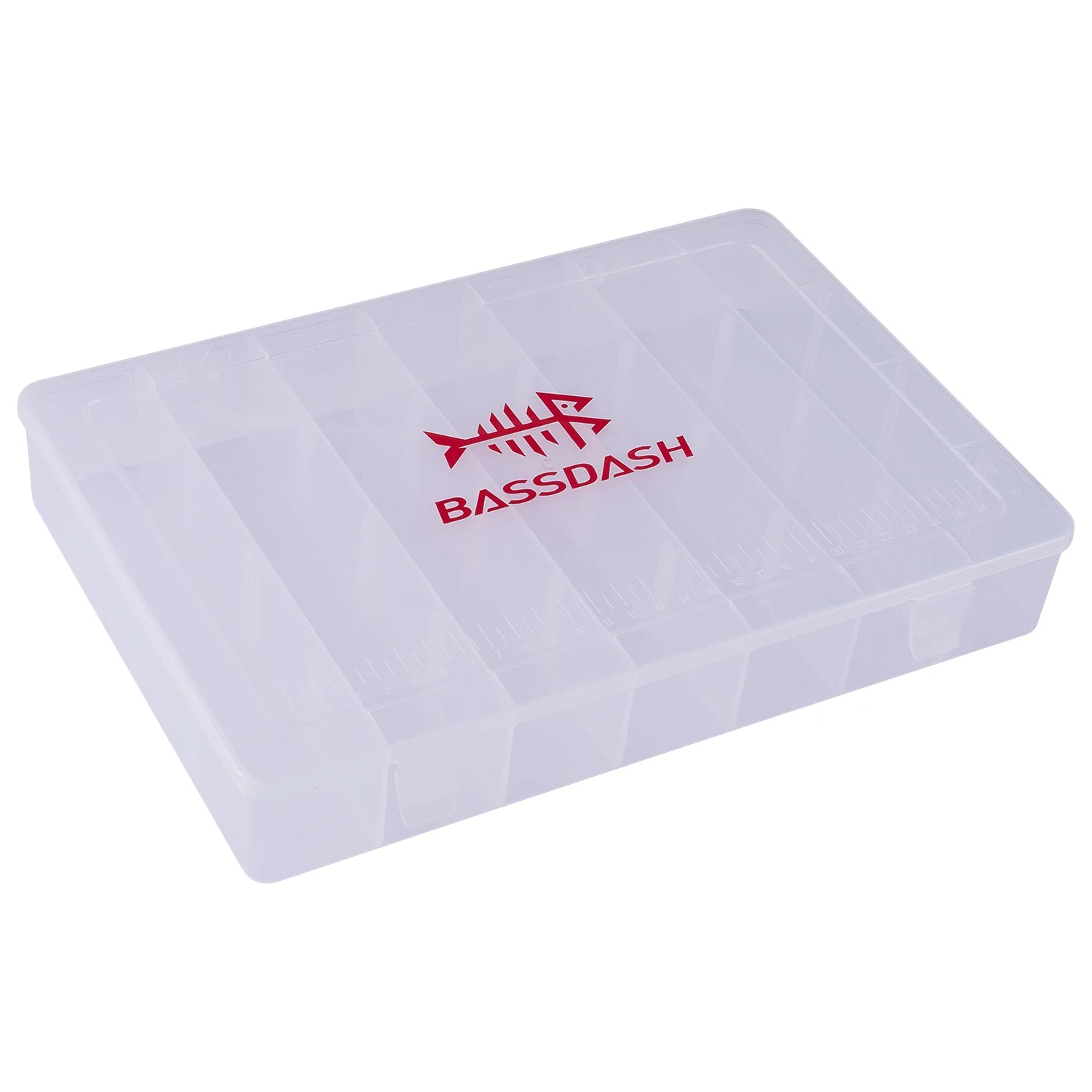 Bassdash Caja de almacenamiento de aparejos con divisores ajustables Caja de aparejos multiusos Bandeja para señuelos de pesca