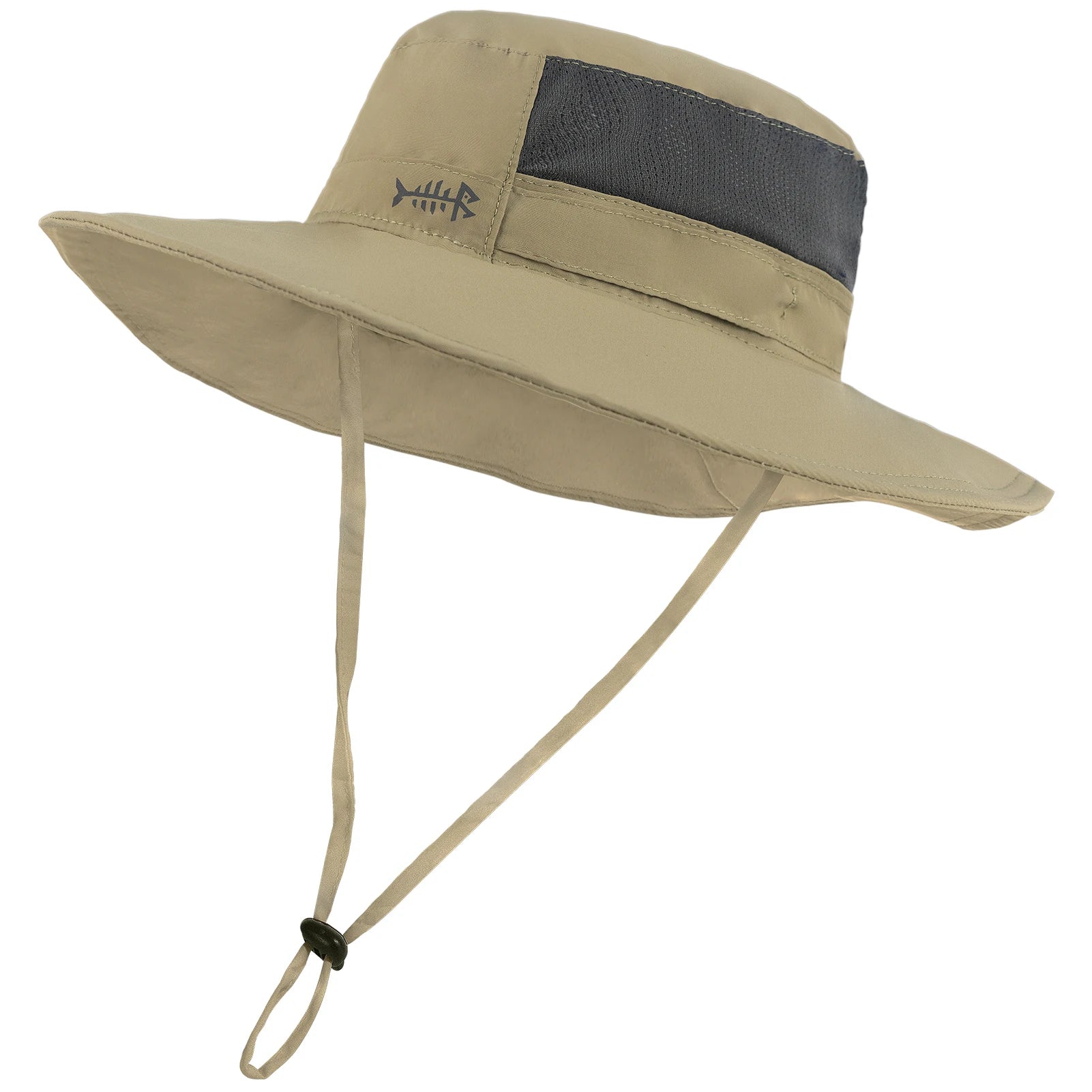 Bassdash - Sombrero de pesca desmontable con protección solar UPF 50+, resistente al agua y con solapa de cuello desmontable, ideal para senderismo y acampada
