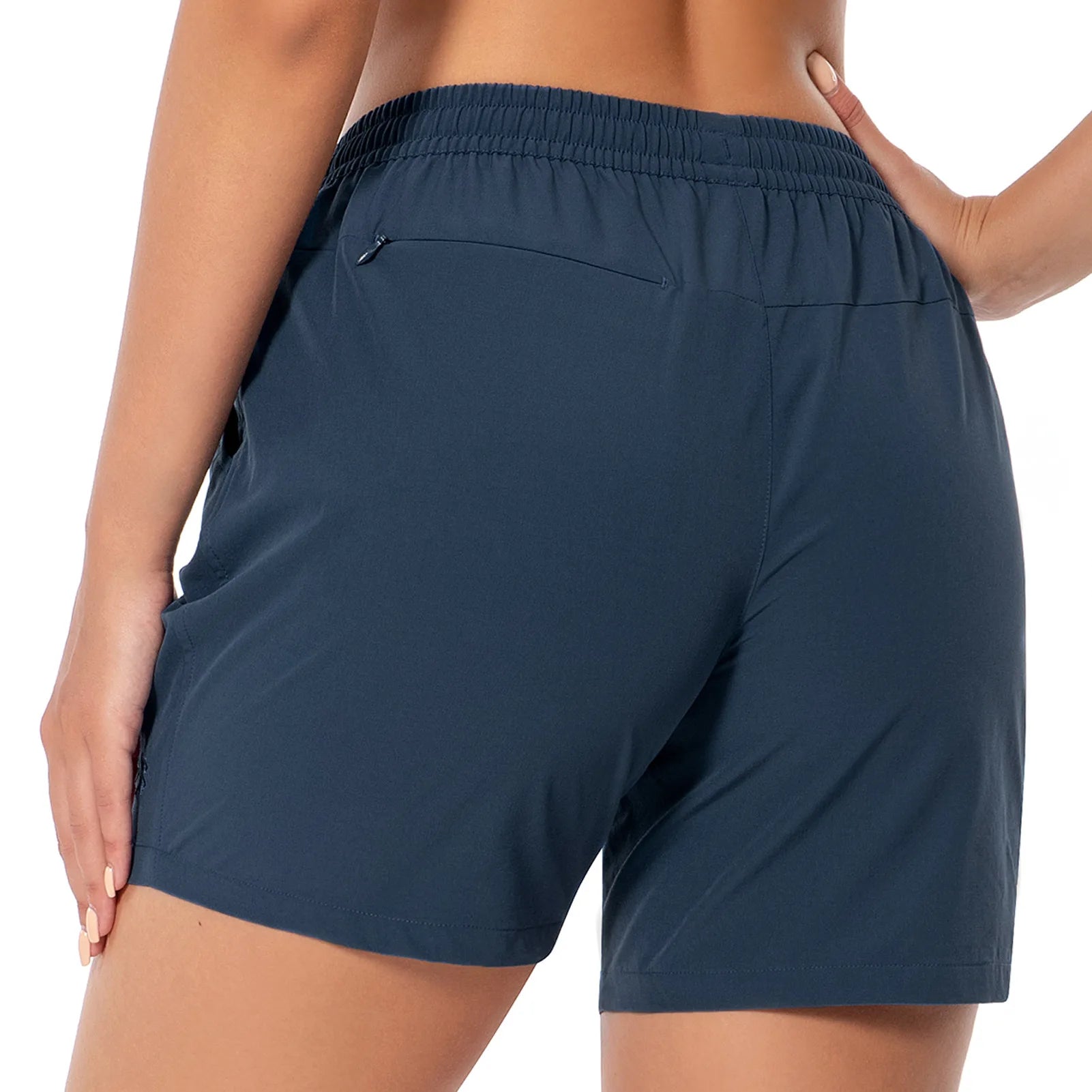 Pantalones cortos cargo Bassdash de 12,7 cm para mujer, para pesca, senderismo, secado rápido, con bolsillos con cremallera, resistentes al agua UPF 50+, para verano, informales
