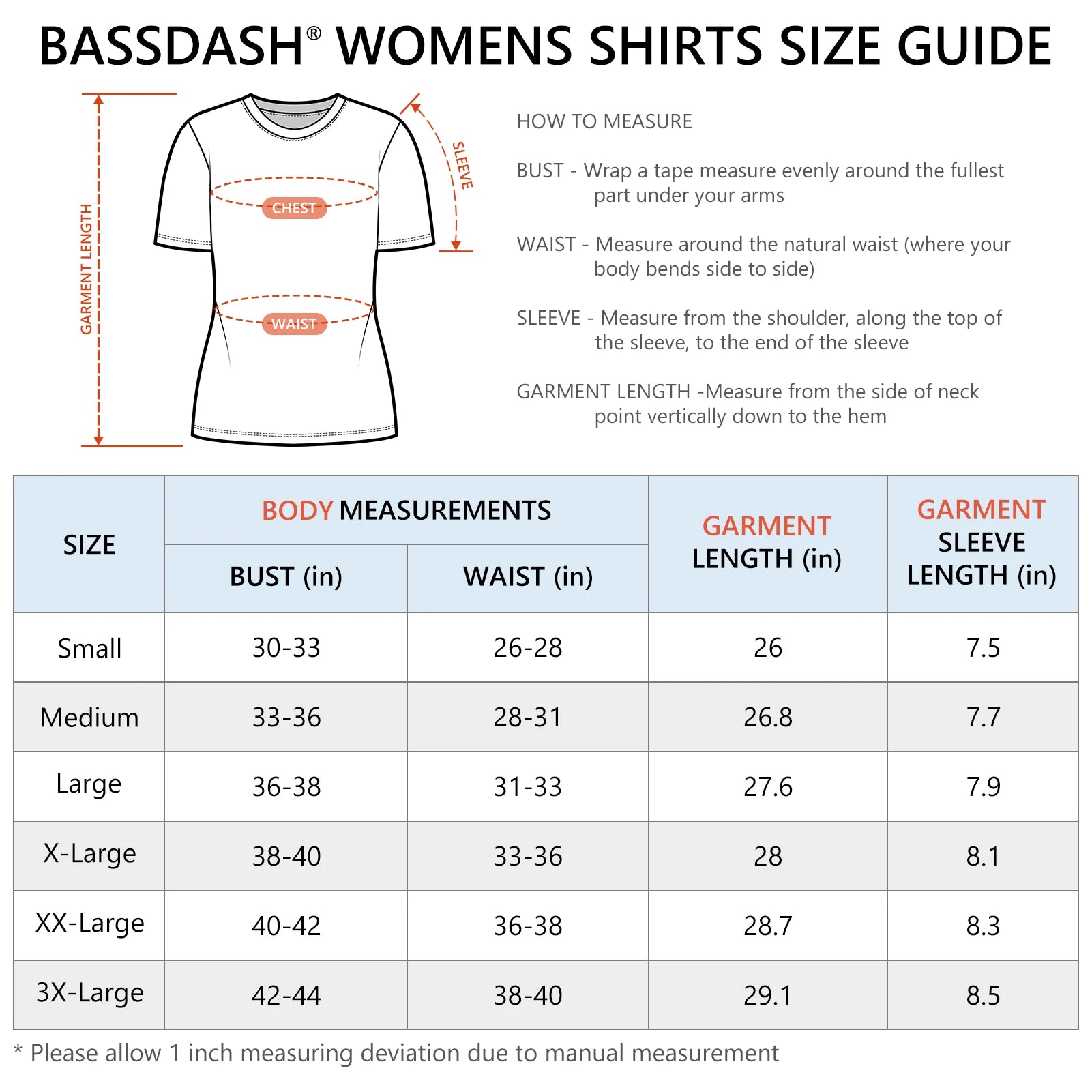 BASSDASH Camiseta de manga corta con cuello redondo y FPS 50+ para mujer, protección solar, refrescante, para pesca, senderismo, informal