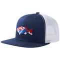 Gorra de camionero de visera plana Bassdash, ajustable, con cierre trasero de malla, para hombres y mujeres, para pesca y caza.