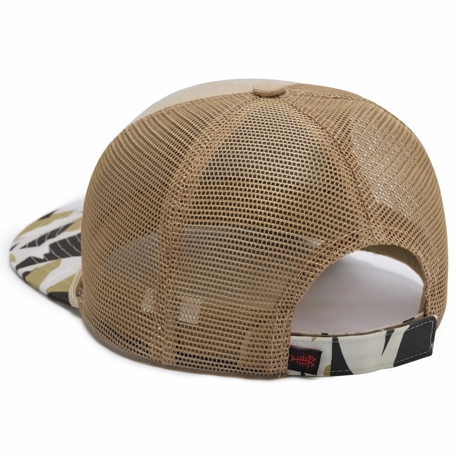 Gorra de camionero con cuerda de camuflaje BASSDASH, gorra de béisbol bordada ajustable con parte trasera de malla
