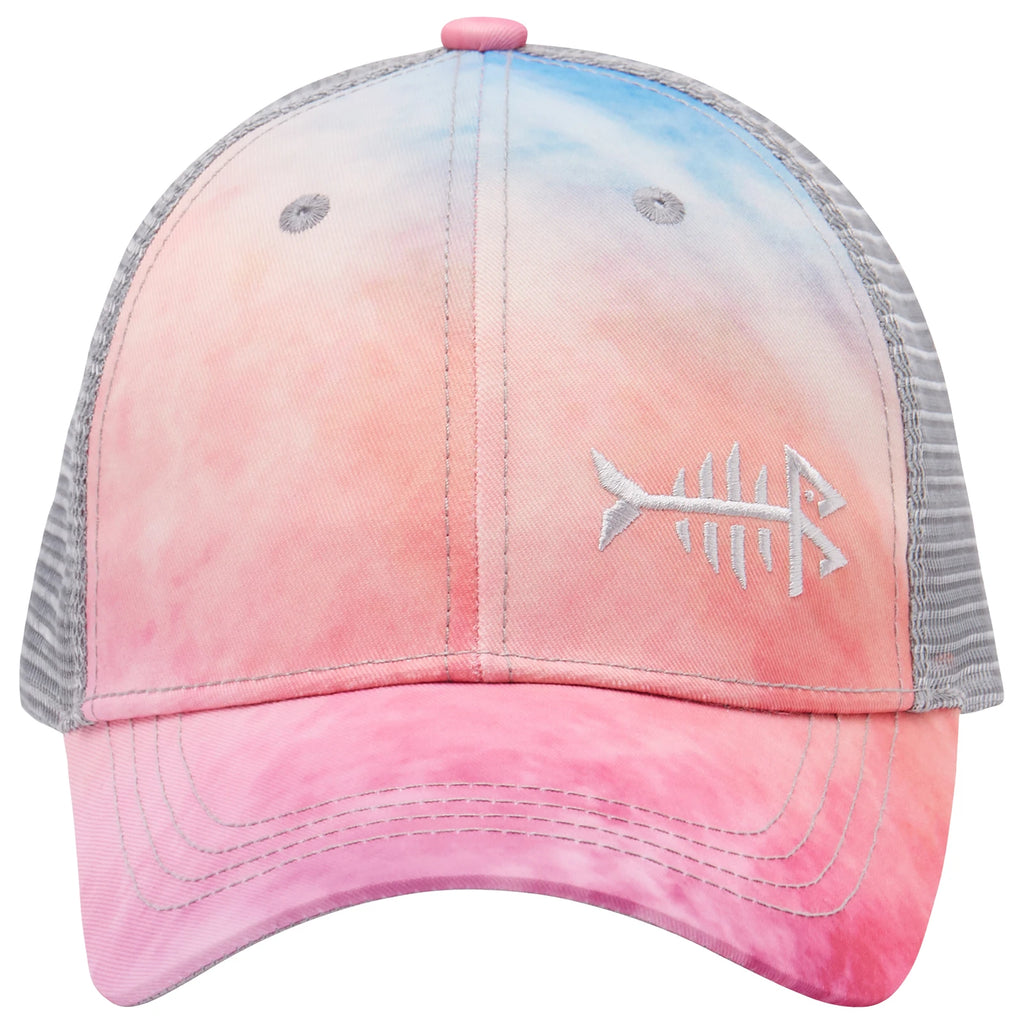 Gorra de golf Bassdash Altimate Fishing con parte trasera de malla para hombre y mujer, ajustable, con visera de béisbol y estampado de camuflaje de flamencos