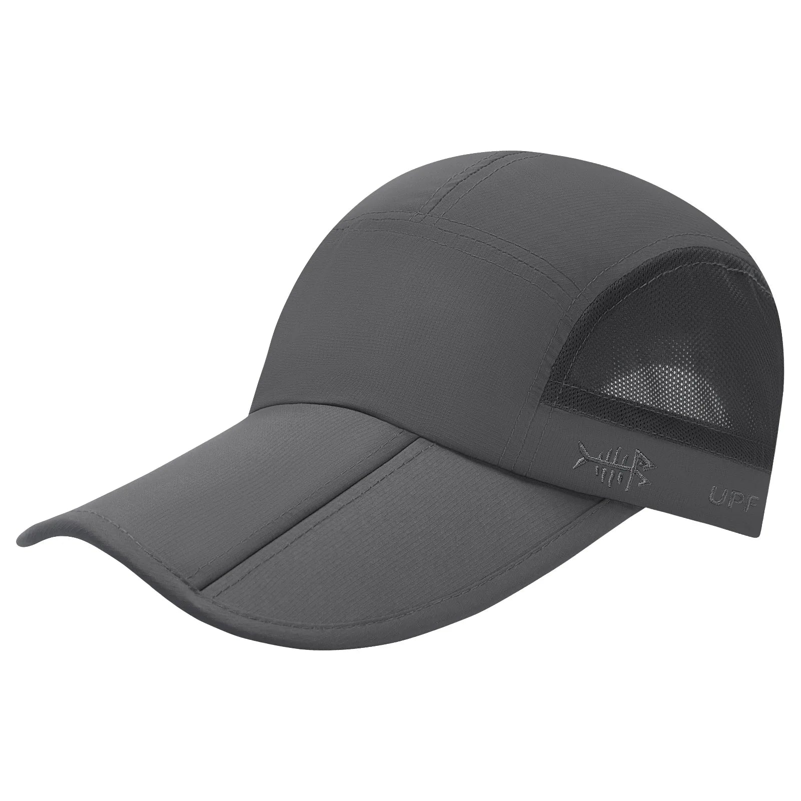 Gorra de béisbol plegable BASSDASH para pesca, resistente al agua UPF 50+, portátil, para exteriores, para mujeres y hombres, para senderismo, ajustable