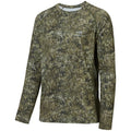 Camisa de manga larga Bassdash para hombre, de camuflaje para caza, rendimiento para pesca, sudadera con camuflaje, musgo, madera, juncos, bosque SD1