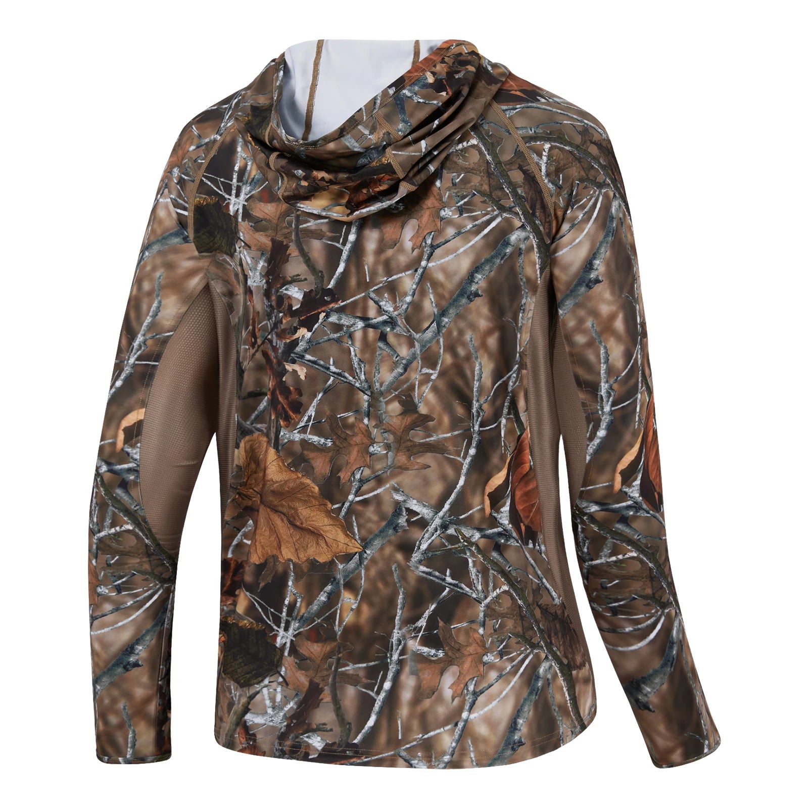 BASSDSASH - Sudadera ligera de camuflaje para caza, con protección UPF 50+, secado rápido, manga larga, para hombre, con capucha