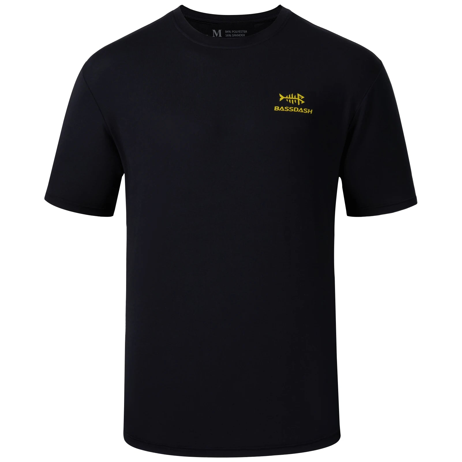 BASSDASH Camisetas de pesca de manga corta UPF 50+ para hombres Camisetas de alto rendimiento con protección solar UV para senderismo