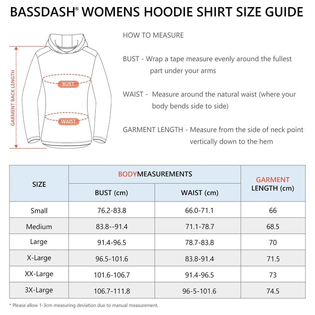 BASSDASH - Sudadera ligera de pesca con capucha y bolsillo para mujer, con protección solar UPF 50+, manga larga