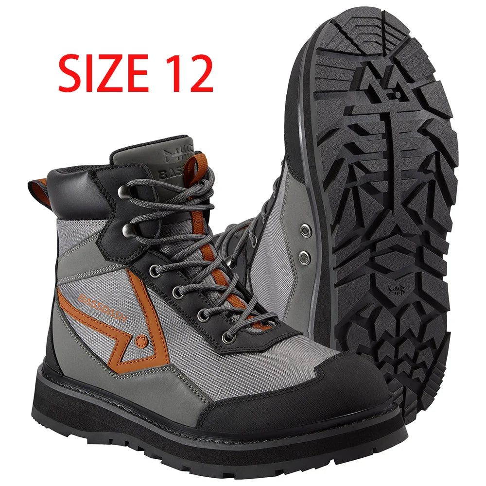 Botas de vadeo BASSDASH Flex para hombre, ligeras, con suela de goma antideslizante, para pesca con mosca